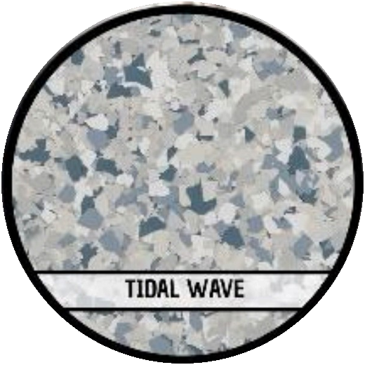 Tidal Wave epoxy flake blend