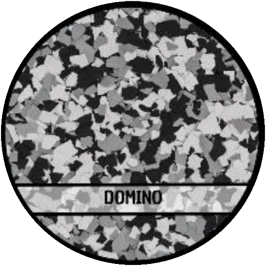 Domino epoxy flake blend