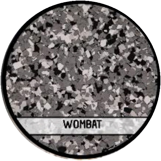 Wombat epoxy flake blend