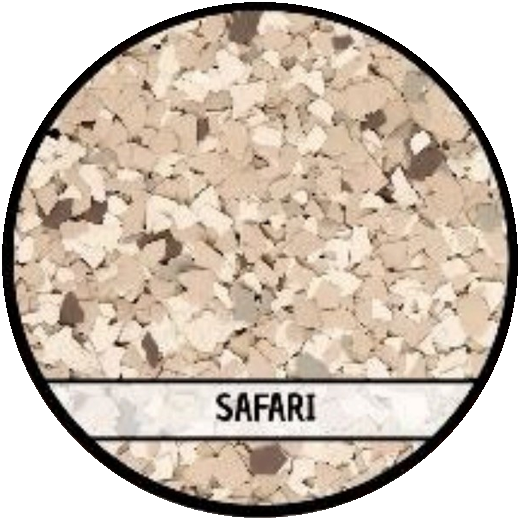 Safari epoxy flake blend